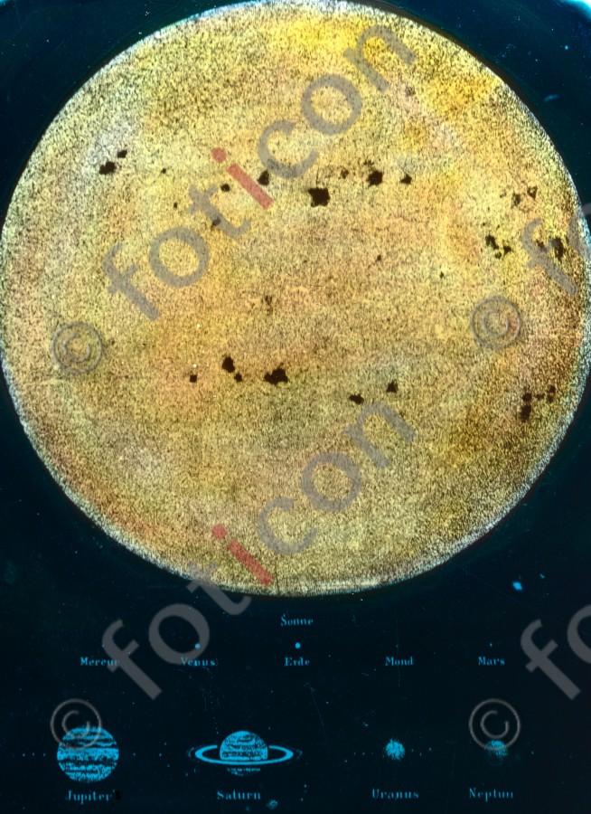 Die Sonne und die Planeten | <br />
The sun and the planets (simon-sternenwelt-267-011.jpg)